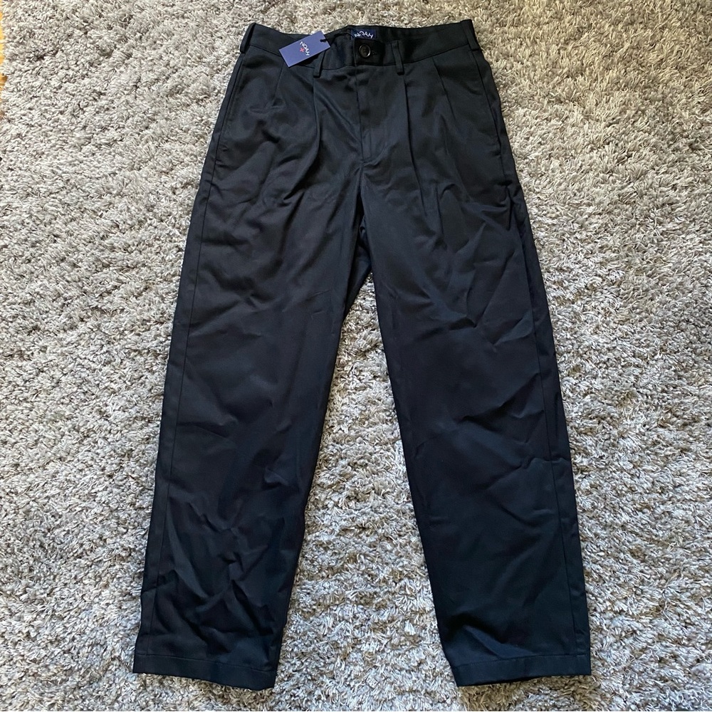 Noah Twill Double pleat pants